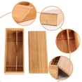 thumbnail image 1 of Household Chopsticks Box Smooth Chopsticks Cage Durable Chopsticks Spoon Tableware Storage Box with Separate Design for Home Restaurant Indoor, 1 of 9