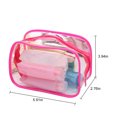 thumbnail image 2 of Clear Toiletry Bag Waterproof Portable Makeup Pouch Cosmetic Bag for Women, 2 of 10