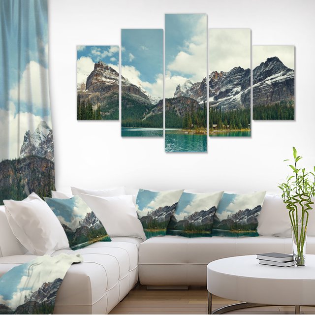 Yoho National Park Panorama - Landscape Canvas Art Print