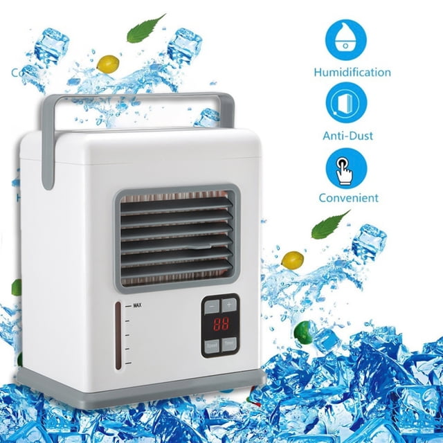 RXIRUCGD Portable Conditioner, Evaporative Cooler In 2 Speed, USB/AC Conditioner With Timer For Home Office, Bedroom