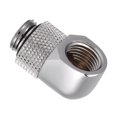 thumbnail image 1 of Elbow Barb Barb Fitting, with Hidden Silicone Ring 90 Degrees Rotating G1/4 Thread Tow-touch Fitting, for Soft Tubes Hard Tubes, 1 of 7