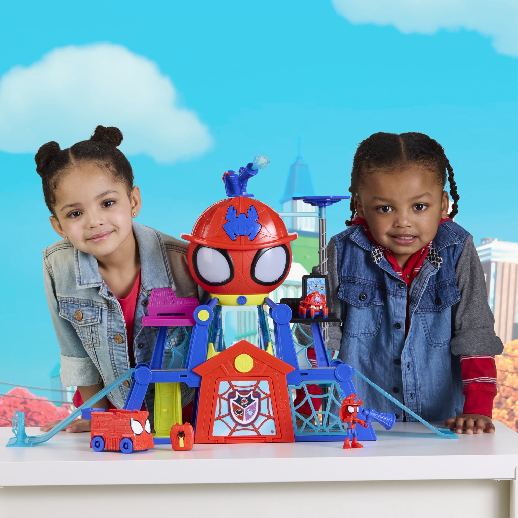 Marvel Spidey et ses Amis Extraordinaires QG Rescue-Webs, coffret pour enfants, dès 3 ans