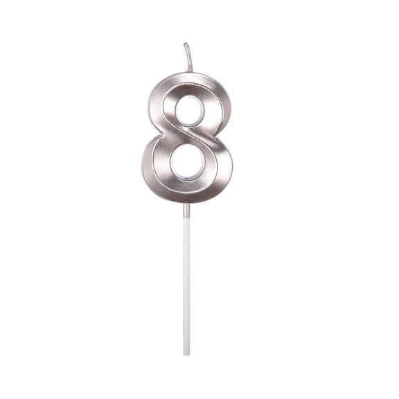 Birthday Candles Extended Big Number Candle Multicolor 3D Design Cake Topper Decoration For Any Celebration