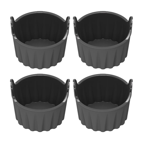 Mosiee 4Pcs Air Fryer Baking Ramekins Bakeware Set For Eggs Muffinscupcakes Puddings