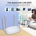 thumbnail image 2 of 1200M Wireless WiFi Repeater Router Dual Band 2.4G 5G WiFi Signal Extender WiFi Router WiFi Amplifier Long Range Signal Booster Router, 2 of 5