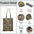 thumbnail image 3 of Cute Boho Flower Waist Bag – Daisy Print Fanny Pack with Yellow & White Bloom Vibe, Retro Spring & Summer Style, 3 of 6