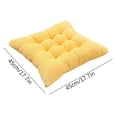 thumbnail image 1 of 45x45cm Soft Dining Chair Cushion, Double-Sided Padded Seat Cover with Non-Slip Fasteners, 1 of 5
