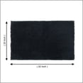 thumbnail image 3 of Hometrends 3K Solid Black Polyester Bathrug, 3 of 8