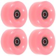 thumbnail image 1 of MIANGASTORE 4 Pcs Roues à Roulettes à Double Rangée Accessoires pour Patins à Roulettes Roues d'Extérieur pour Patins à Roulettes, 1 of 8