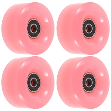 MIANGASTORE 4 Pcs Roues à Roulettes à Double Rangée Accessoires pour Patins à Roulettes Roues d'Extérieur pour Patins à Roulettes