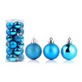thumbnail image 1 of 24Pcs Christmas Ball Delicate Reusable High Gloss  Tree Decor Ball Pendant Home Decor, 1 of 9