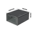 thumbnail image 3 of TopLLC Shoe Rack, Shoe Rack Organizer Transparent Shoe Box Plastic Shoe Box Shoe Organiser Shoe Box Organiser Transparent Shoe Rack Drawer Shoe Boxes Transparent Shoe Storage, 3 of 6