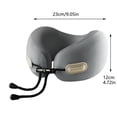 thumbnail image 2 of Travel Pillow With Storage Convenient And Easy To Store Suitable For Travel And Camping Zip Pillowcase Standard Size Decorative Pillows Real Satin Pillowcase Hair And Skin Pillowcase Zipper Pillowcase, 2 of 7