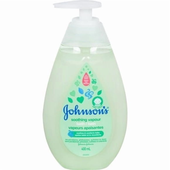 Johnson's Nettoyant Bain Moussant Apaisant à l'Eucalyptus, 400 ml