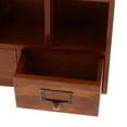 thumbnail image 4 of Étagère d'Exposition en Bois avec 2 Tiroirs, Unité de Rangement de Bureau, Organisateur, Brun, 4 of 8