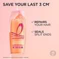 thumbnail image 3 of L'Oréal Paris Hair Expertise Dream Lengths Split End Sealing Shampoo, With Castor Oil and Vegetal Keratin for Long, Damaged Hair, 828ml, 3 of 8