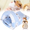 thumbnail image 4 of Mini Pet Winter Warm House, Sponge Removeable Pet Bed, Hamster For Pet Bed Blue M, 4 of 8