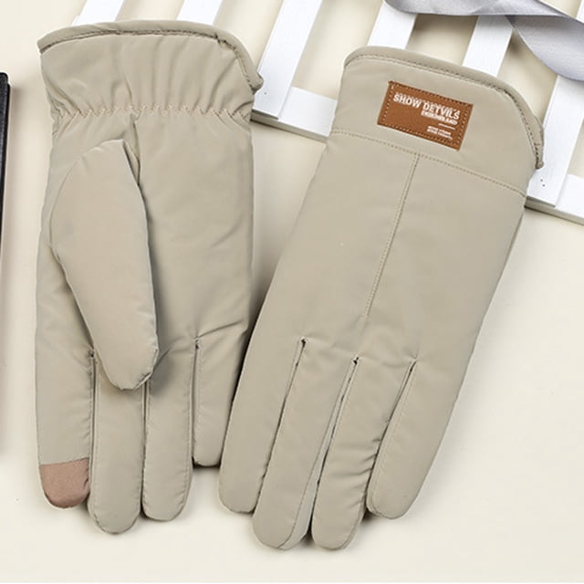 XZNGL Warm Winter Gloves for Men Winter Gloves for Men Touch-Screen Gloves Windproof Warm Gloves for Winter Use Mens Winter Gloves Warm Gloves Winter Men Warm Winter Running Gloves Men