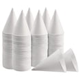 thumbnail image 1 of White Paper Cone Cups, Snow Cone Cups,Coated Leakproof Cone Paper Cups for Slush, Shaved Ice, Water 200Pcs, 1 of 8