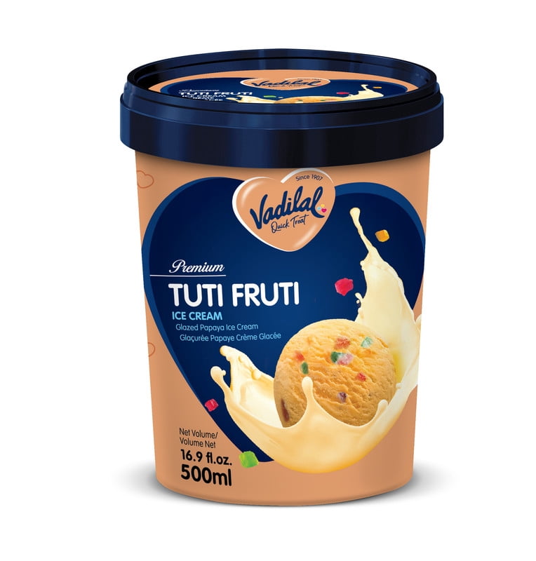 Vadilal Crème glacée tutti-frutti 500 ml