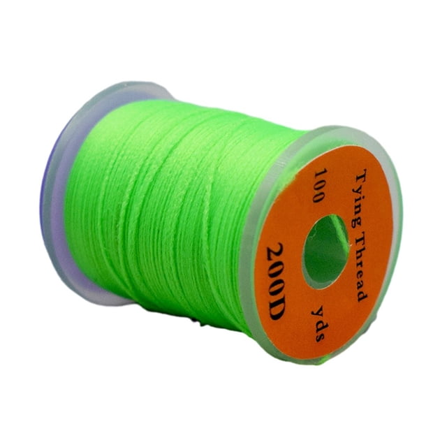 200D Fly Tying Thread Fluorescent Fly Body Tying Material For Fly Fishing Hook Green