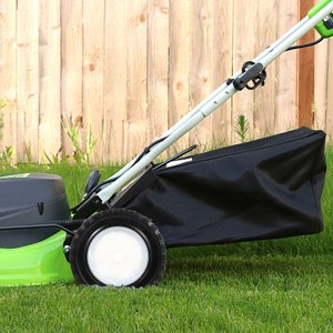 GARVALON 2Pcs Lawn Mower Wheels Solid Structure for Homeowners Daily Tasks