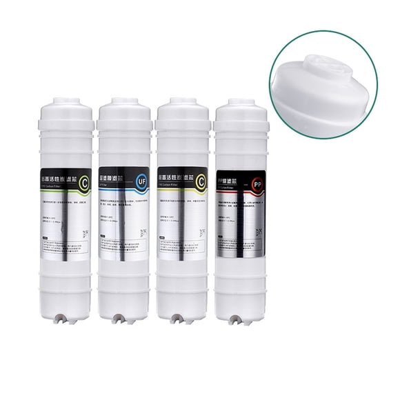 Home Kitchen 4 Stage Water Purifier Filter, RO Membrane Reverse Osmosis Drinking Water Filtration System Fountain Water Filter