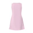 thumbnail image 4 of Mohiass Robe d'Été Sans Manches à Col en V pour Femmes Couleur Unie Plage 2024 Robe Bohème Décontractée Rose m, 4 of 9