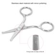 thumbnail image 2 of Facial Hair Scissors Small Scissors, Nose Hair Scissors Stainless Steel Rounded Tip Scissors for Eyebrows Nose Moustache Beard MJ-WB090, 2 of 9