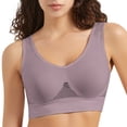 thumbnail image 4 of Gubotare Womens Seamless Ribbed Longline High Neck Sports Bra - Racerback Padded Slim Fit Crop Tank Top with Built in Pads Halter Workout Top (Dark Gray,4XL), 4 of 5