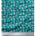 thumbnail image 1 of Soimoi Rayon Fabric Blossom Floral Printed Craft Fabric by The Yard 56 Inch Wide, 1 of 5