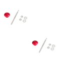 thumbnail image 3 of Ruiboury Lightweight Hood Lock For Car Modification Security Sleek Affordable red DP17-32 2Set, 3 of 6