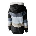 thumbnail image 2 of 2025 Jacket Polyester Hooded athletic Jacket Women Outdoor Women Fleece Button Jacket Women Fleece Cardigan Womens Jacket Women Full Zip Active Fleece, 2 of 5