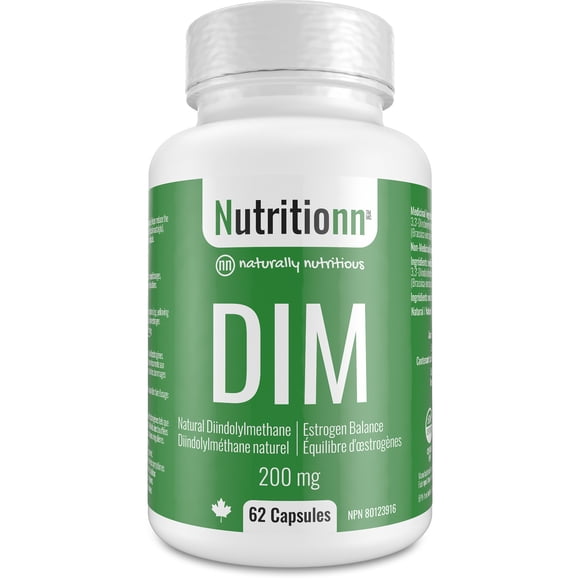 DIM Supplement for Women and Men - Healthy Estrogen Balance - 200 mg Capsules - Nutritionn