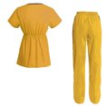 thumbnail image 2 of Women's Scrubs Set Scrub Top and Pants Scrubs Set, 2 of 3