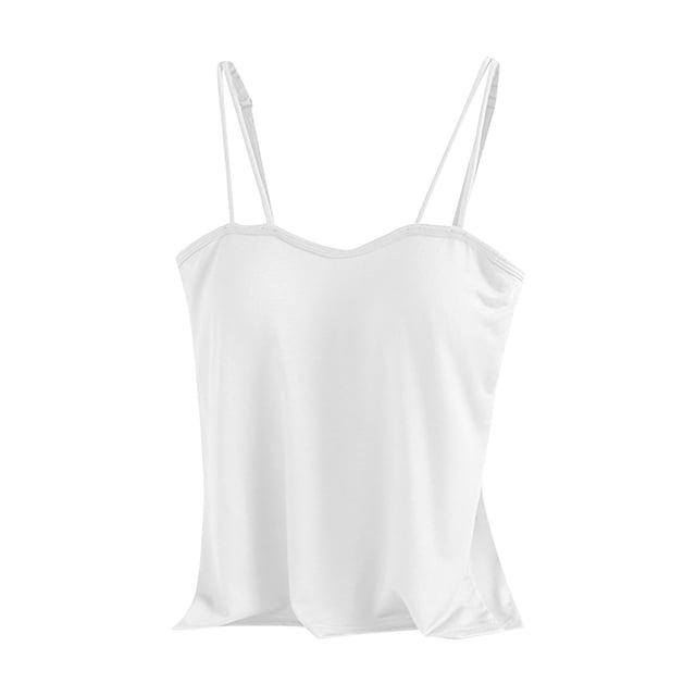 Yuyuzo Camisole for Women Plus Size Basic Undershirt Spaghetti Strap Basic Base Layer Cami Tank Top