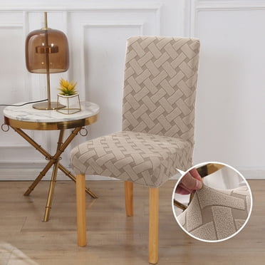Meitianfacai Thickened Alternate Jacquards Chair Cover Household Dining Chair Cover Dirttproof Chair Cover With Elasticity And Retractable