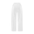 thumbnail image 4 of Plebaso Womens Velvet Pants Elastic Waist Drawstring Lounge Pants Straight Leg Trousers with Pockets, 4 of 5
