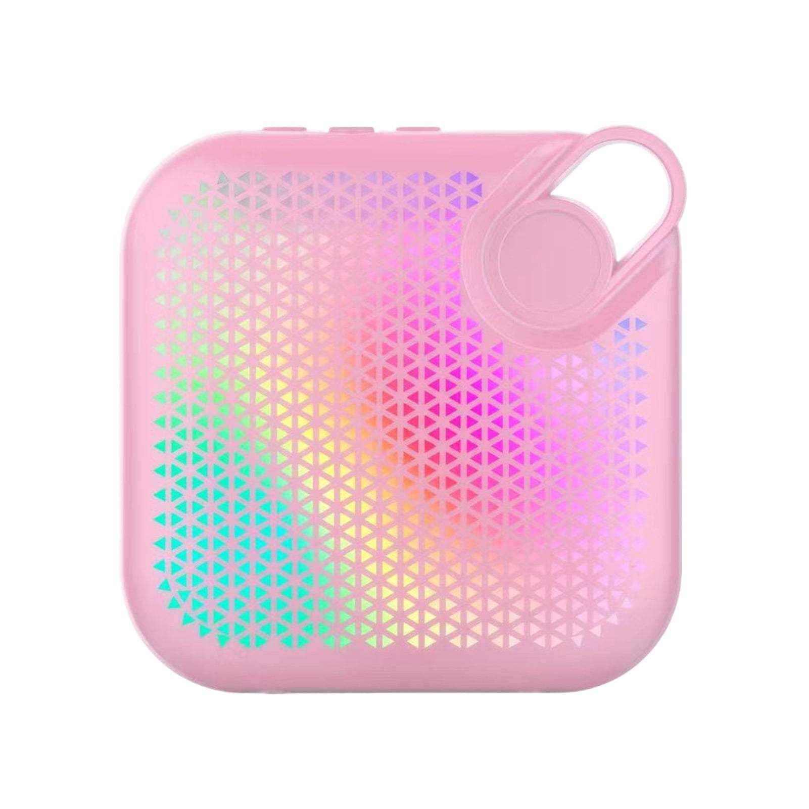 jesticaly ABS Enjoy Haut-Parleur Bluetooth Sans Fil avec Batterie Intégrée 500mAh Haut-Parleur Bluetooth Portable Rose