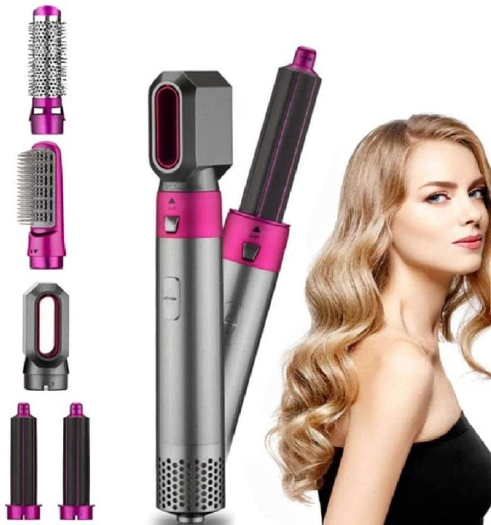 5 in 1 Multifunctional Hair Dryer - Rotating Brush Hair Dryer