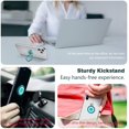 thumbnail image 3 of Glitter Holder, Animal Bling Metal Finger Ring Grip, Diamond Stand for Smartphone - Pink, 3 of 6