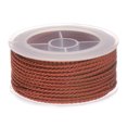 thumbnail image 1 of Unique Bargains Nylon Thread Twine Beading Cord 2mm Extra-Strong Braided Nylon Crafting String 11M/36 Feet, Saddle Brown, 1 of 7