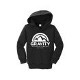thumbnail image 1 of Gravity Outdoor Co. Chandail à Capuchon pour Tout-Petit - Logo Blanc - Noir - 3T, 1 of 2