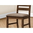 thumbnail image 4 of Monarch Specialties Dining Chair, 38" Height, Dining Room, Kitchen, Set Of 2, Side, Upholstered, Antique White, Beige Linen Look, Transitional, 4 of 4