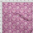 thumbnail image 4 of oneOone Silk Tabby Light Pink Fabric Abstracts Sewing Material Print Fabric By The Yard 42 Inch Wide, 4 of 5