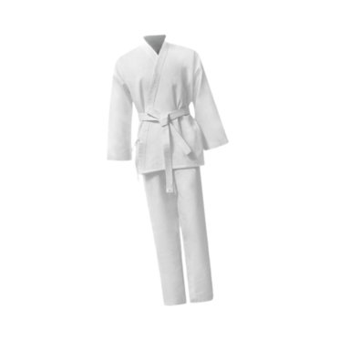 Youkk Karate Uniform Long Sleeves Karate Clothes for Competition Sparring 170 Training White 170