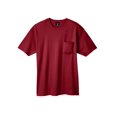 thumbnail image 1 of Hanes Beefy-T Men`s Pocket T-Shirt, S, Cardinal, 1 of 3