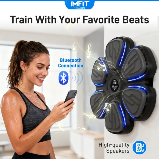 IMFit 2026 Smart Music Boxing Machine with Gloves | Interactive