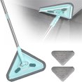 thumbnail image 2 of MKHSQHDG Today's Deals Multifunctional Triangle Mop Spliced Triangle Mop 360° Rotatable Adjustable Cleaning Mop Extendable Wall Mop with Long Handle Household Mop for Ceiling Window Floor, 2 of 7