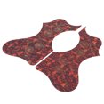 thumbnail image 2 of Guitar Guard, Guitar Pickguard Set Plastic Pickguard Plate Guitar Guard Replacement  For Professional For Beginner Black,White,Red,Brown, 2 of 8